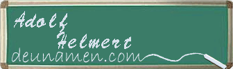 Adolf Helmert Visitenkarte